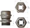 Picture of NPT 1/2" / 7,5-14,0mm / TL=15,0mm