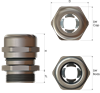 Picture of NPT 1 1/2" / 30,0 - 38,0mm  / TL=22,0mm